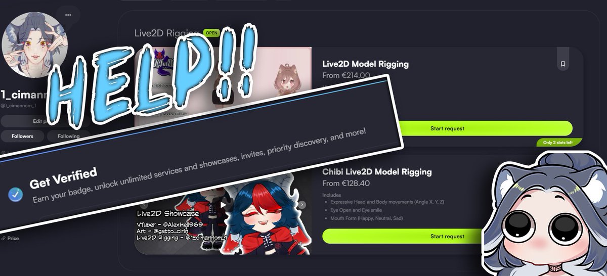 1_cimannom_1's tweet image. 💜 Hey! I’m this close to getting verified on VGen and would really appreciate your support!
Check out my services — I work fast, deliver high quality, and I'm open to custom ideas!
🛒 vgen.co/1_cimannom_1
Thank you so much! 💖
#VGenComms #VGen