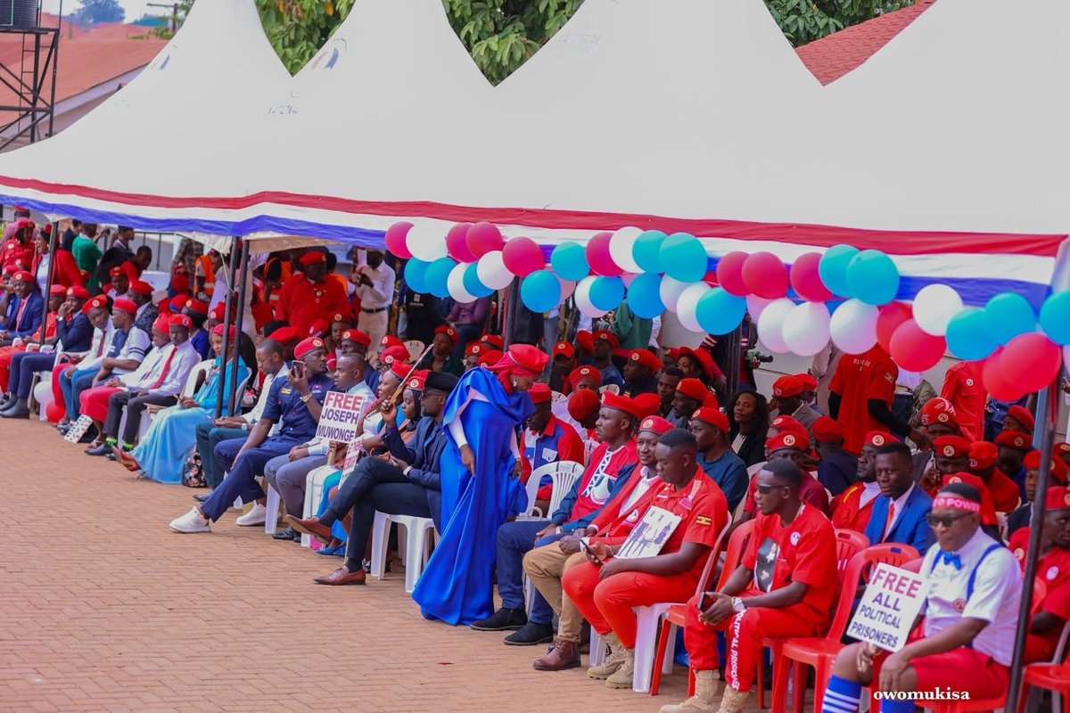 Godie_luyos's tweet image. We are at our party headquarters in Makerere Kavule for the Certificate Awarding Ceremony by the @NUP_Ug School of Leadership Cohort 2 Level 1. Congrats to the 149 students! We implore you to use the knowledge aquired to impact on the respective communities. #EachOneTeachOne