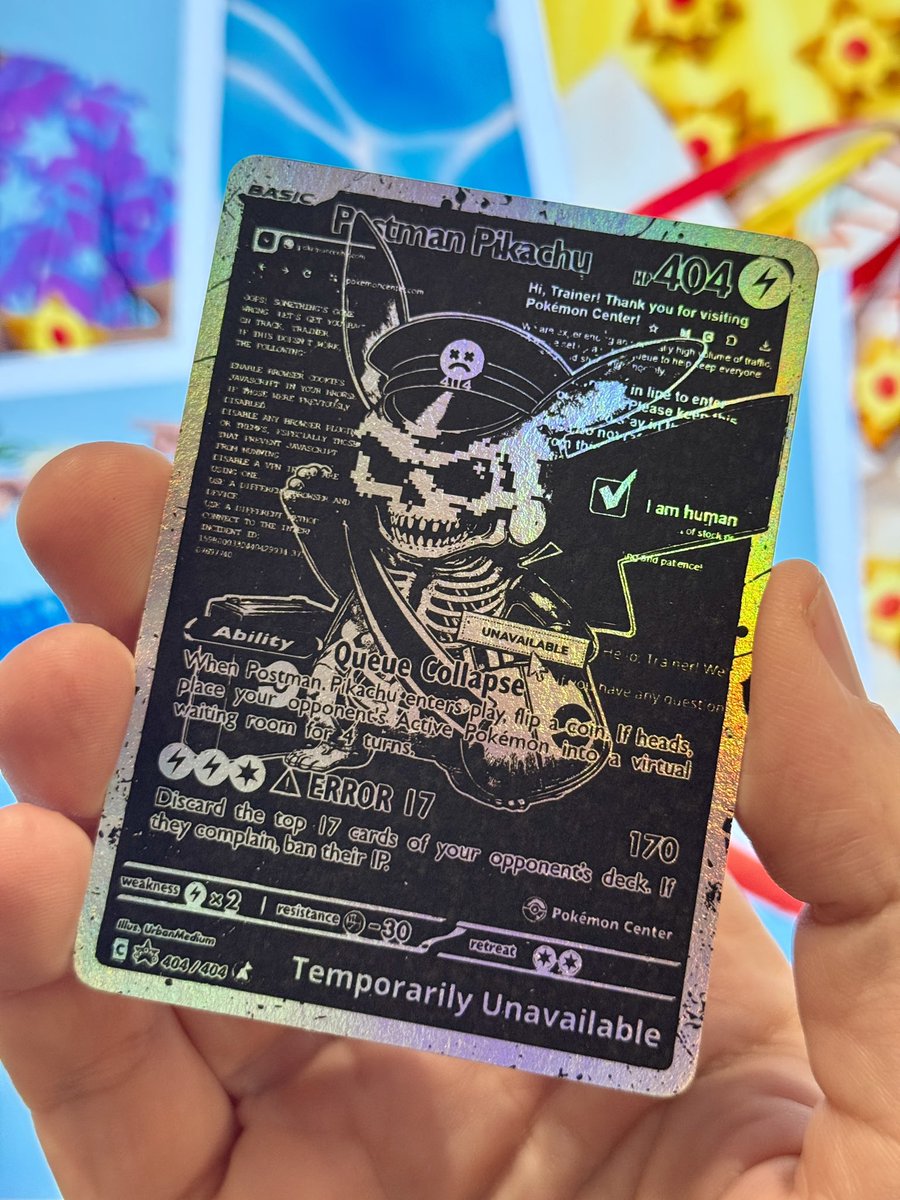 urbanmedium's tweet image. Postman Pikachu is a menace…will today be the day? 📭 ☠️