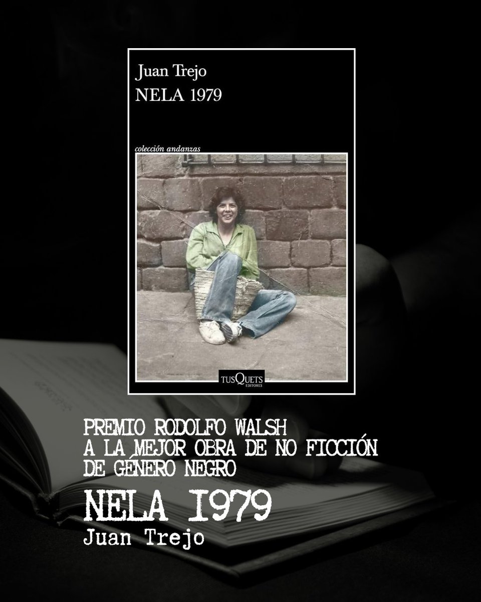 "Nela 1979", de Juan Trejo, ha recibido el Premio Rodolfo Walsh a la mejor obra de no ficción de género negro.

#SemanaNegra2025 #RodolfoWalsh #JuanTrejo #Nela1979 #NoFicción #TrueCrime #Gijón