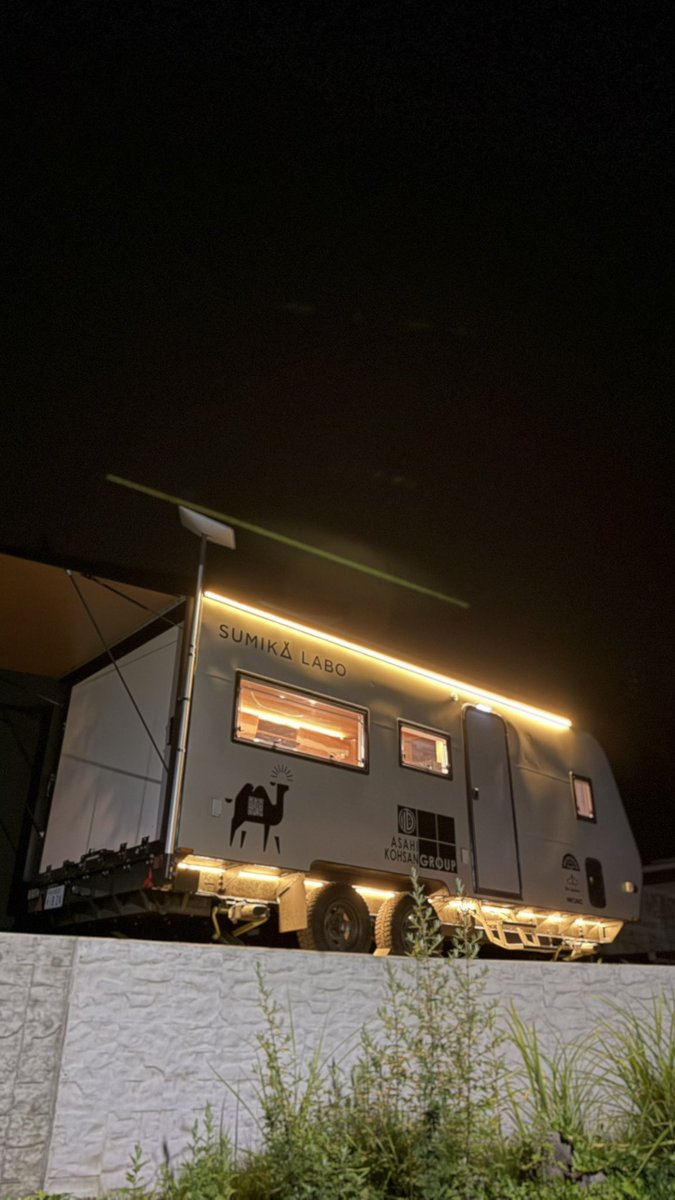 jun38c's tweet image. 未来型居住スタイルのSUMIKA LABOで実証実験中。車中泊&amp;amp;キャンピングトレーラーの未来の形