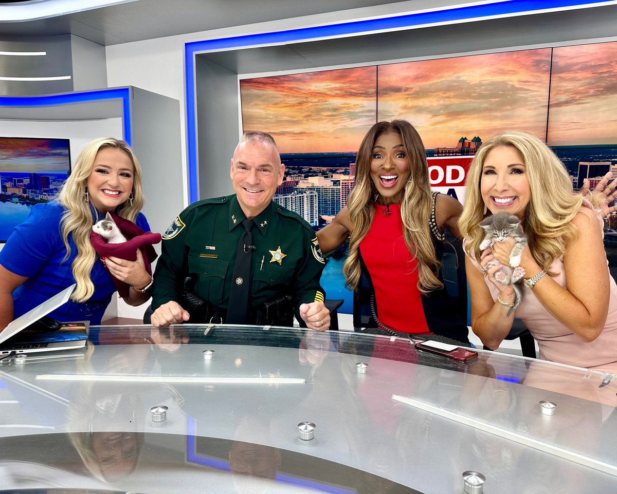 Amy Kaufeldt FOX 35 (@fox35amy) on Twitter photo Thank you to <a href="/FlaglerSheriff/">Flagler County Sheriff’s Office</a> for stopping by <a href="/GoodDayOrlando/">Good Day Orlando</a> this morning to tell us about their kitten foster program for female inmates. We loved having Chief Daniel Engert and friends in studio this morning! <a href="/fox35orlando/">FOX 35 Orlando</a> Thank you to <a href="/FlaglerSheriff/">Flagler County Sheriff’s Office</a> for stopping by <a href="/GoodDayOrlando/">Good Day Orlando</a> this morning to tell us about their kitten foster program for female inmates. We loved having Chief Daniel Engert and friends in studio this morning! <a href="/fox35orlando/">FOX 35 Orlando</a>