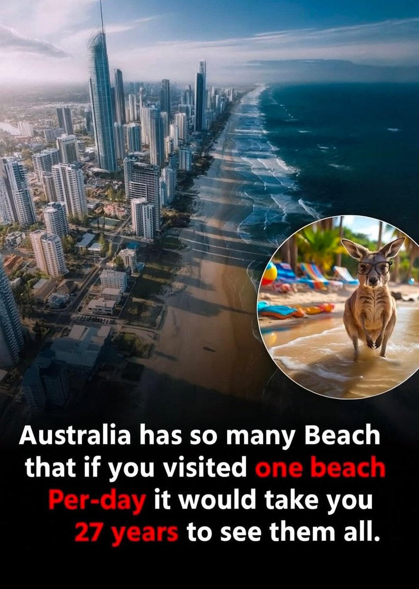 Country &amp; Continent of beaches ⛱️