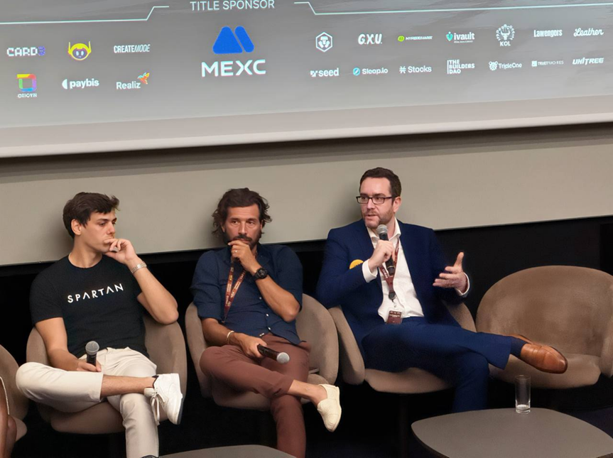 nbdwdg's tweet photo. 由其副总裁 Andrew Weiner 担任演讲嘉宾，与来自 Genzio Media、Spartan Group、M55 Capital、Swissborg 等机构的嘉宾共同探讨「Web3 的未来：聪明资金的去向」。 https://t.co/4VVoN0zCog