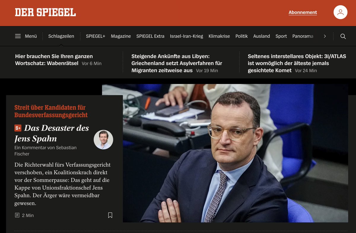 Das wird jetzt ne ganz enge Kiste für #Spahn