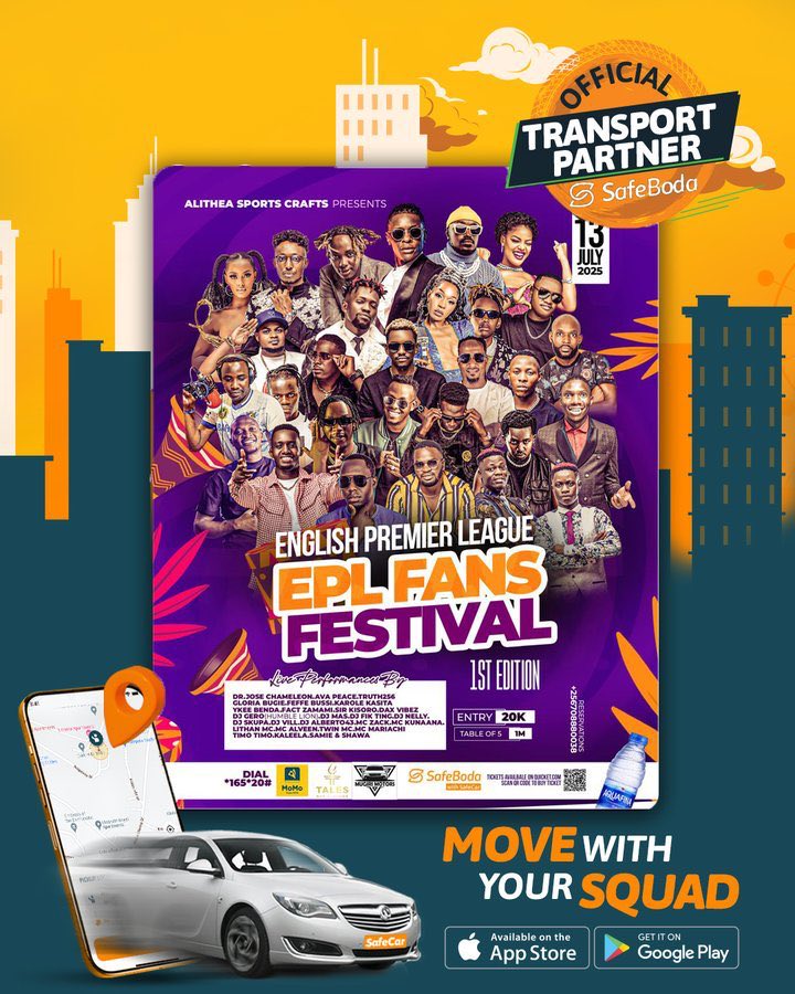 As <a href="/SafeBoda/">SafeBoda</a> celebrates their 10 years anniversary, they’ve assured transporting us to #EPLFansFestival enkya 💪💪