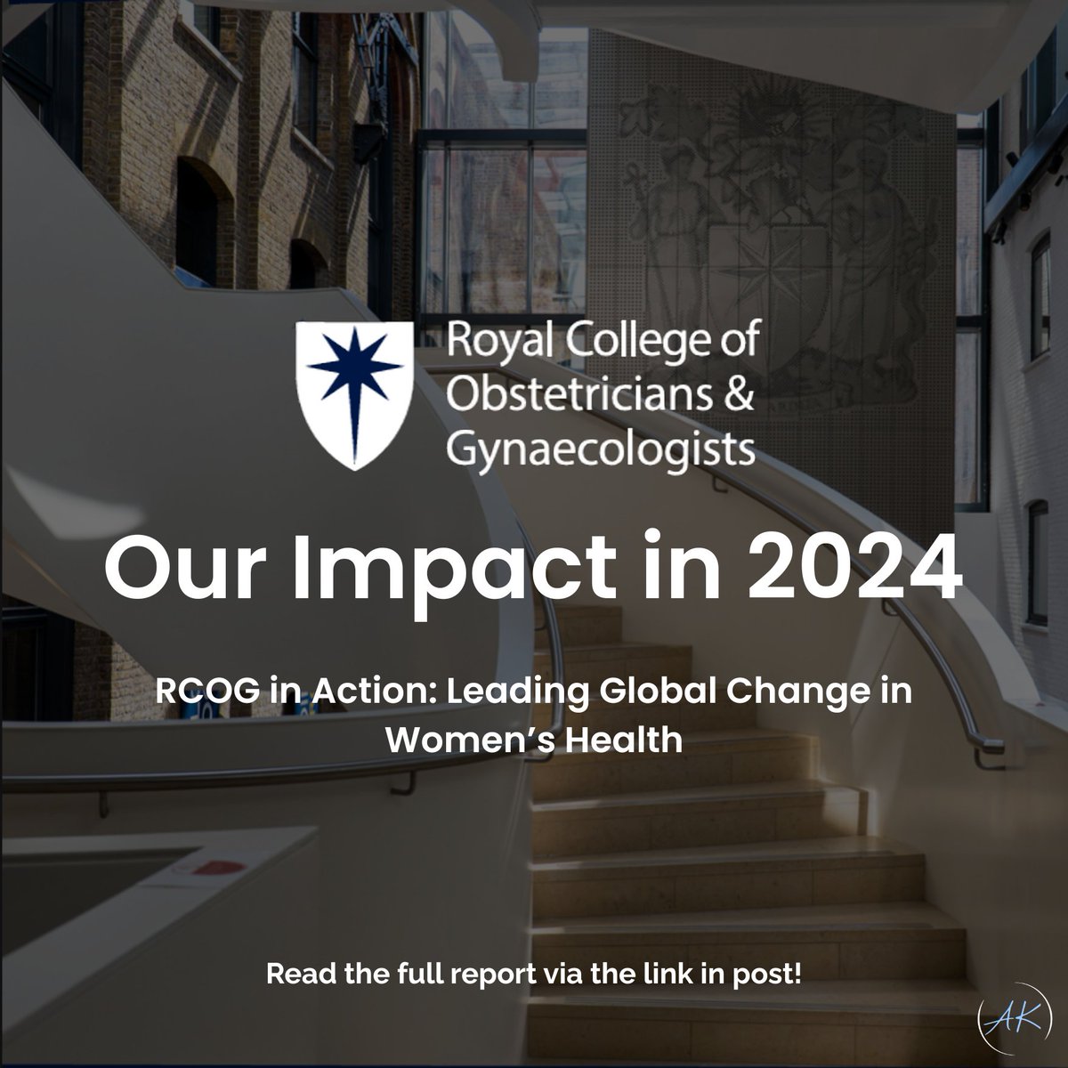 ProfAsmaKhalil's tweet image. 🌍 New RCOG Report: Our Impact in 2024
Proud to share the Royal College of Obstetricians and Gynaecologists’ 2024 Impact Report, which highlights a year of transformation, innovation, and advocacy in women’s health.
As Vice President for Academia and Strategy, I’m particularly…