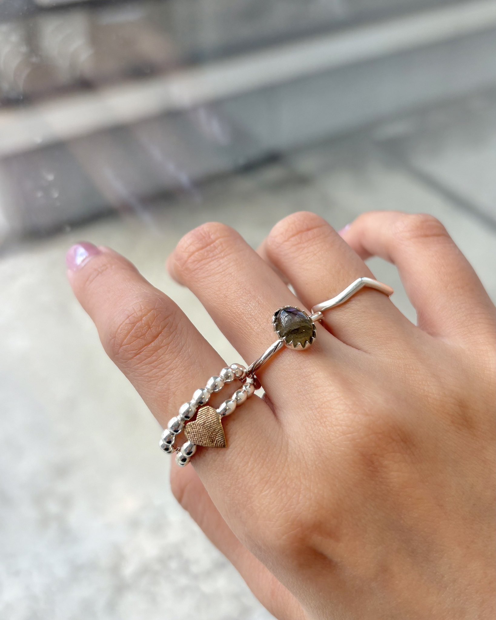 Biju mam＊Silver925×Brass plain ring Biju mam®️ (ビジュ マム) on X: 
