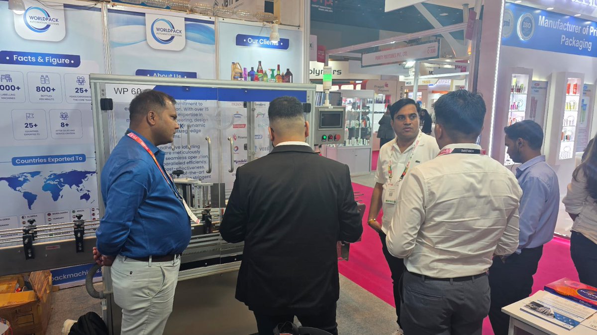 Thanks for visiting us at #CMPLExpo2025!

It was a pleasure showcasing our Worldclass Labelling Machines &amp; interacting with you at Booth C-308.
Special shoutout to everyone interested in Aerosol Can Labelling!

🔧 worldpackmachines.com

#Worldpack #FMCG