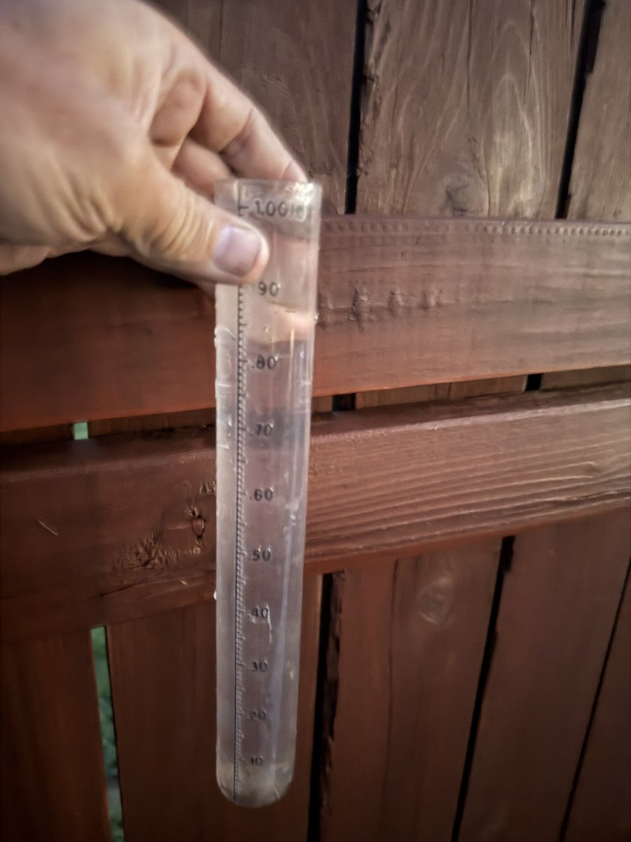 1.10” total.  Fantastic rain for mid July