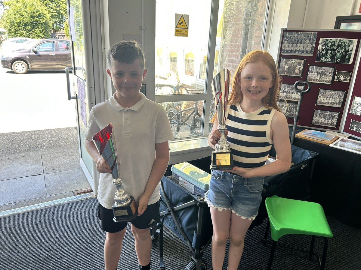 Congrats to our Y5 Pe winners this year- Will and Amber. Well deserved! Both representing our school in numerous comps for Y5 and even Y6 too! 👏 🤩 #TeamWellfield