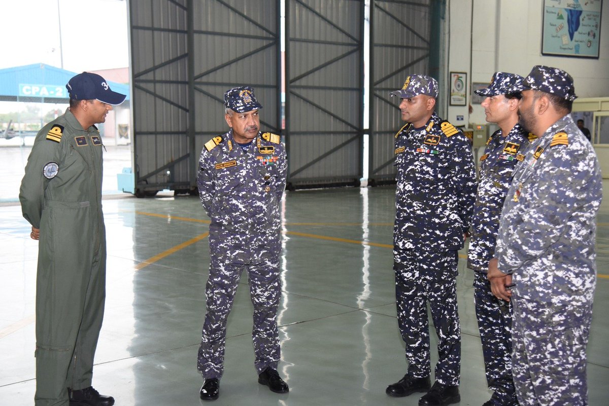 R Adm Alok Ananda, Asst Chief of Naval Staff (Policy &amp; Plans) visited #FOB Okha and Porbandar from 02-03 Jul 25 and reviewed ongoing land and infra projects. The Admiral held discussions with #FOGNA and interacted with officers of GD&amp;D Area