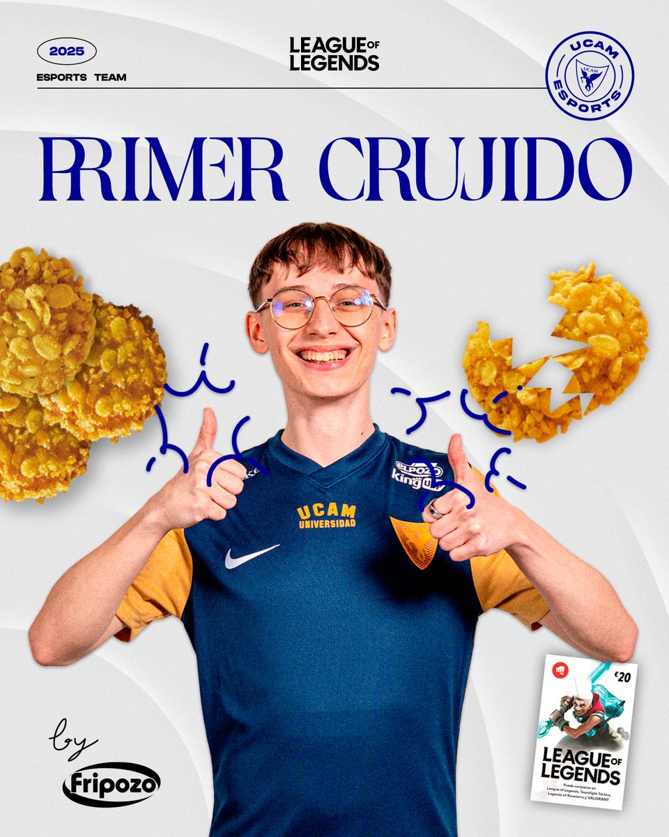 ⚡️ EL PRIMER CRUJIDO by <a href="/fripozo/">Fripozo</a> ⚡️

Comenta en qué minuto y segundo exacto haremos la primera baja en #SuperligaDominos. El ganador y/o el que más se acerque se llevará 20€ en RPs.

#Elprimercrujido #GoUCAM