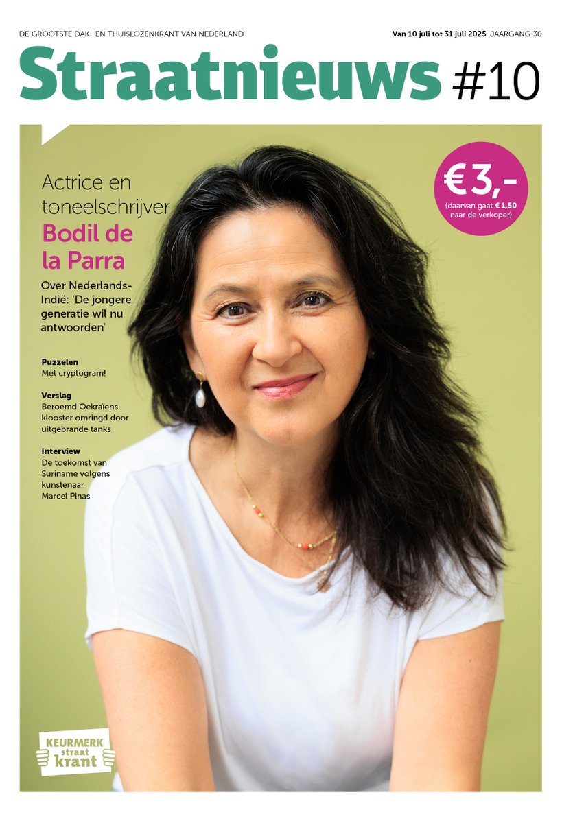 Met de voorstelling Kantjil en de Tijger wordt op een speelse en  lichtvoetige manier een brug geslagen tussen de levens van mensen uit  voormalig Nederlands-Indië. Eén van de acteurs die aan de voorstelling  meewerken is Bodil de la Parra. Lees het interview in Straatnieuws!