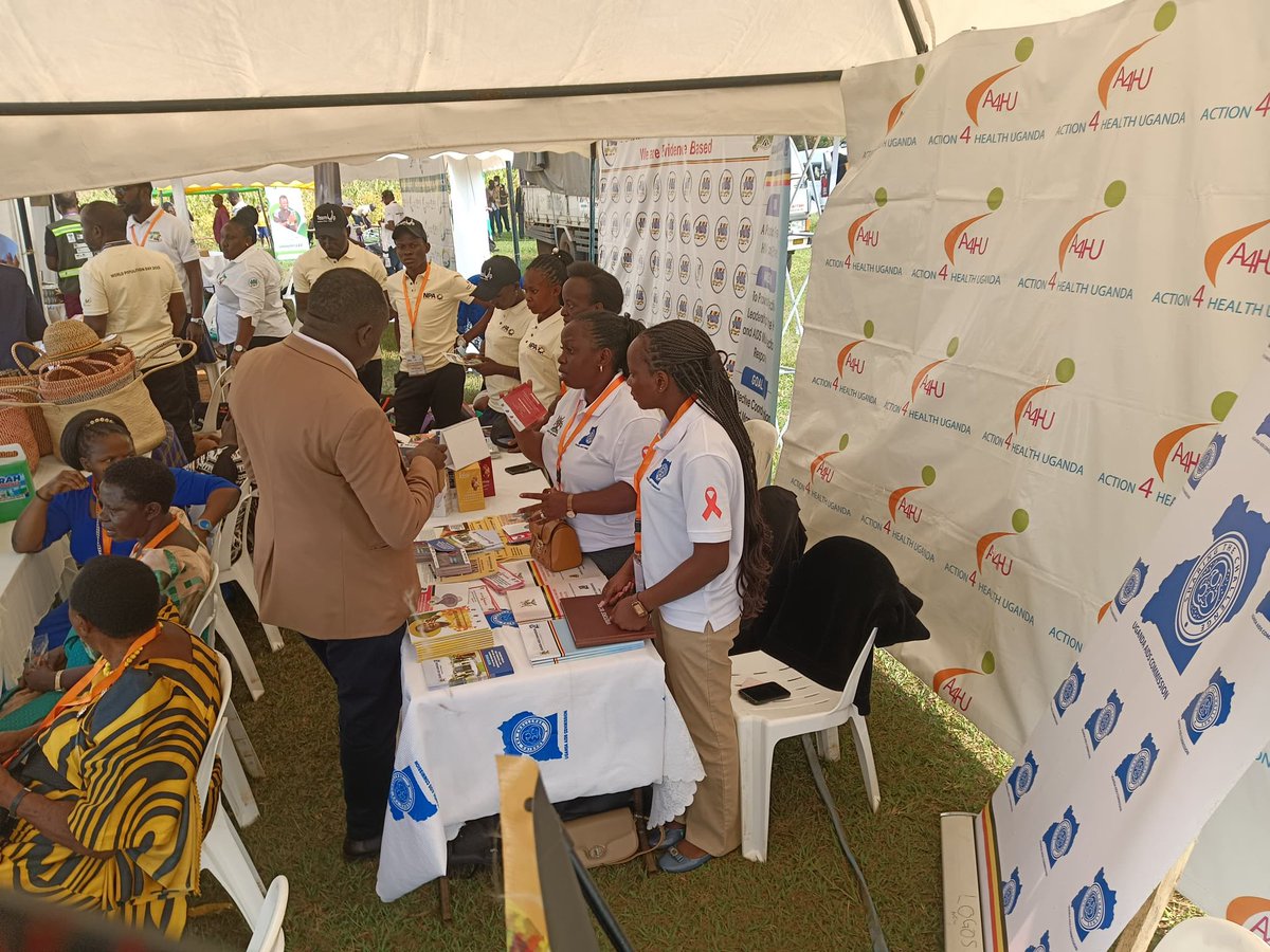 aidscommission's tweet image. Today is World Population Day & the National venue this year is at Busaana Town Council Playground in Kayunga district under the theme: "Promoting Population Health & Well-being through the Parish Development Model".
Uganda AIDS Commission is participating in this event,…