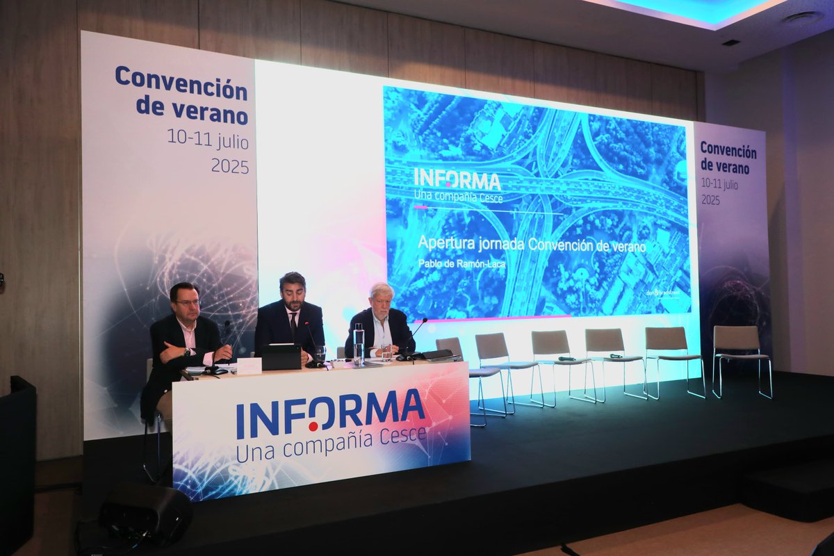 Arrancamos el segundo día de la #ConvenciónComercialVerano2025 con Pablo Ramón-Laca, presidente de <a href="/cesce_es/">Cesce</a> y de <a href="/informa/">INFORMA D&B</a>.

¿Preparados para las ponencias de hoy? 🔛​
#eInforma #BusinessByData