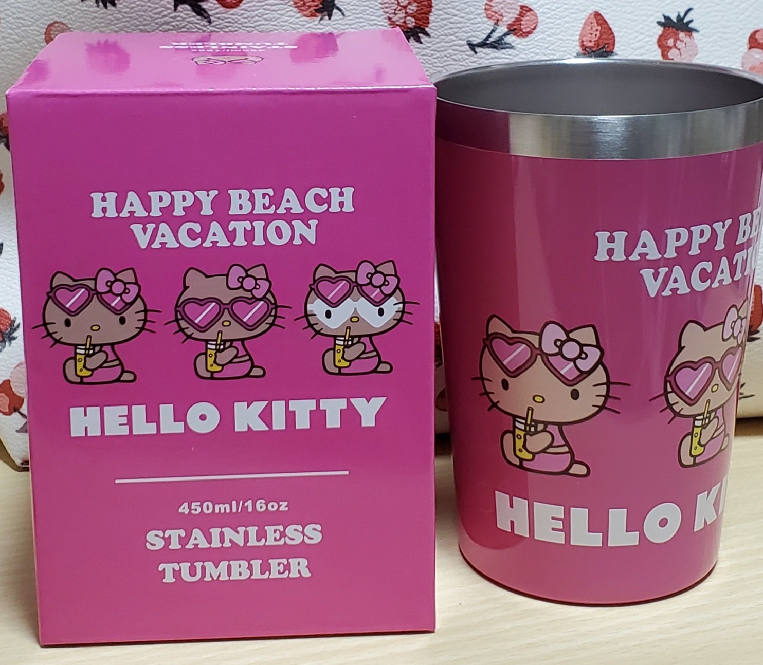 日焼け KITTY タンブラー 450ml ピンク2個セット（楽天市場