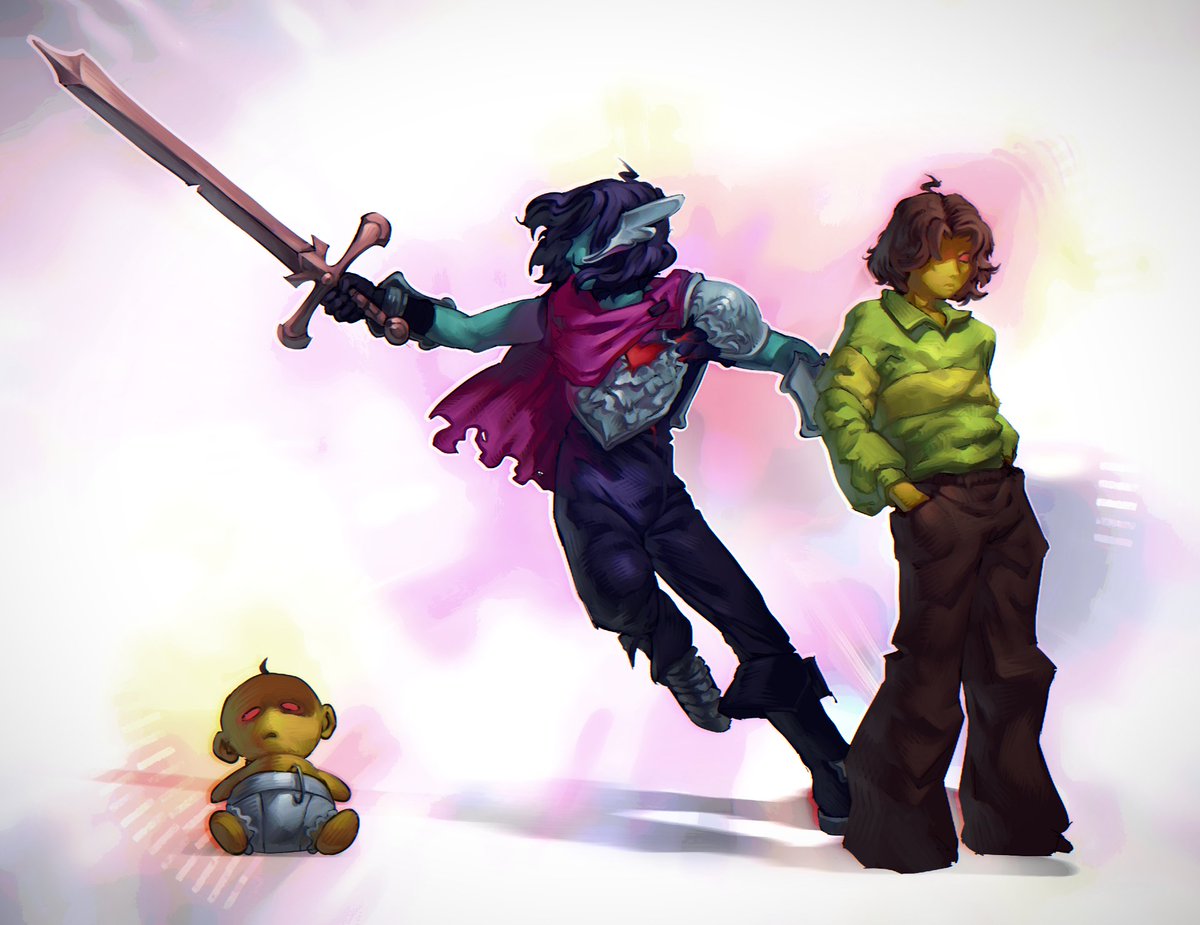 MememellowA's tweet image. Kris #DELTARUNE