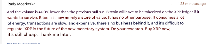 WhalePanda's tweet image. Been a while since I've seen a Bitcoin headline on Belgian news site.
I translated the latest comment for lols.
hln.be/economie/bitco…