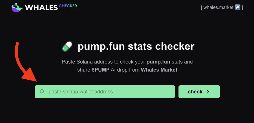 asedd72's tweet photo. Pumpfun — Checker 🔎

Pumpfun will probably be a major airdrop of 2025 🪂

You already can check if your wallet is in this list

     👉 https://t.co/K5c9pCIgUw

*Note: this is an unofficial checker made by @WhalesMarket of the first 200k wallets

If you see your wallet there, maybe a good sign for you.