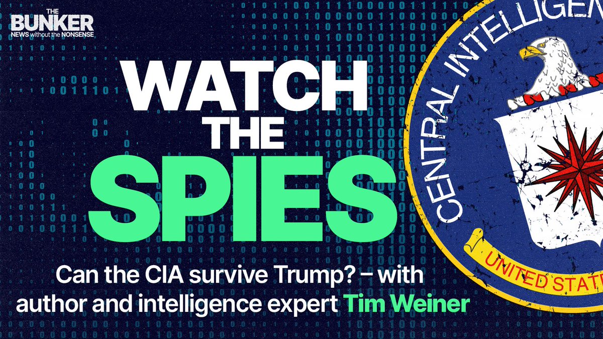 bunker_pod's tweet image. In the past the CIA got its hands dirty to support the American vision of freedom and democracy. But what is the spy agency’s purpose, when the President despises those very values? @Nndroid discusses with Tim Weiner, author of The Mission @WmCollinsBooks➡️linktr.ee/bunker_pod