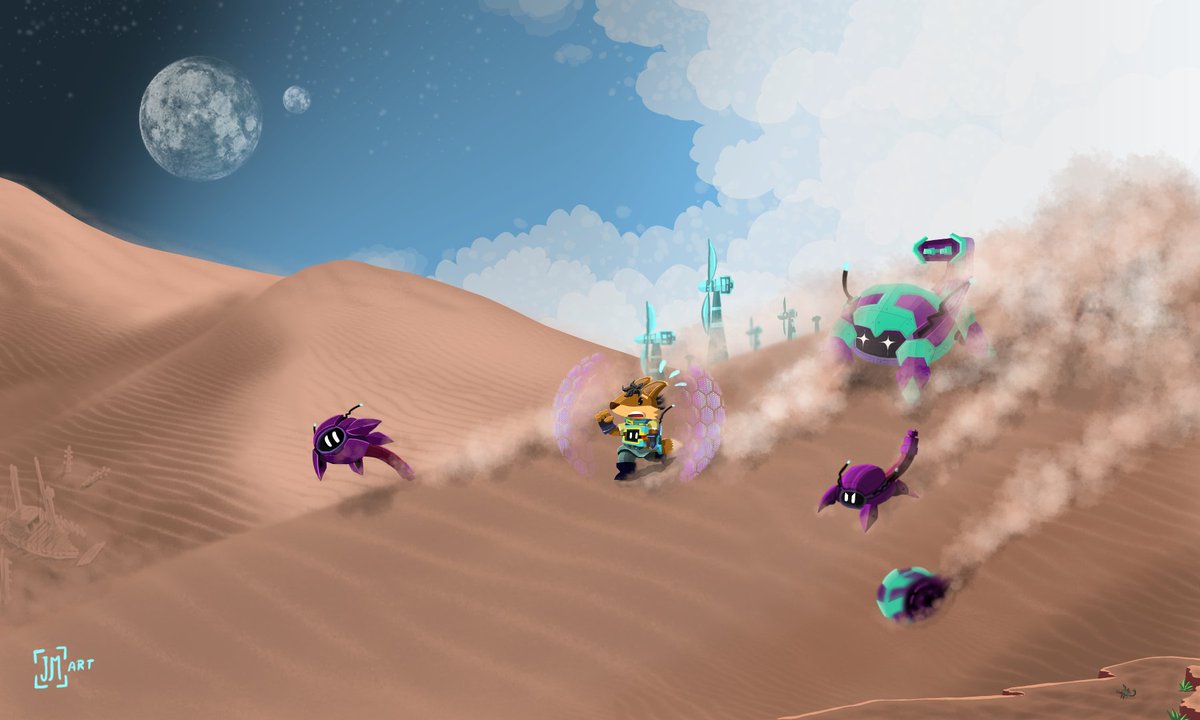 Today is #FridayFanArt and we have selected the winner for this week's Botworld Adventure Fan Art Event. Congratulations to Artix for this wonderful work of art. This talented Botmaster will be taking 150 Gems as a reward. #BotworldAdventure #BotworldAdventureArt #rpg