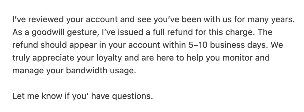Ste_Greig's tweet photo. Find yourself a host who treat their customers like @Netlify 😍 https://t.co/G8GNylzVty