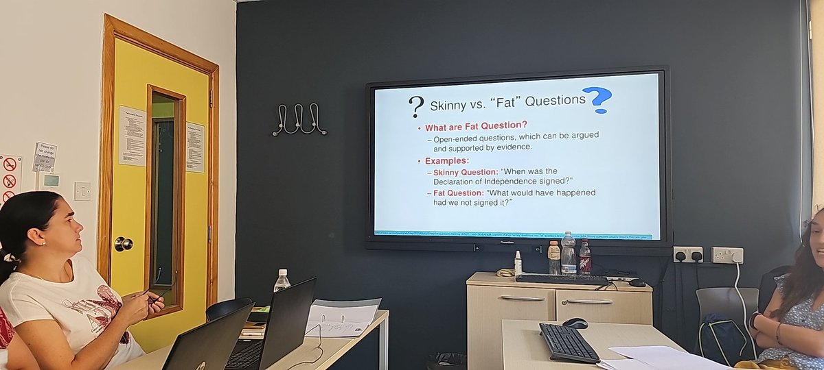 Beatriz Álvarez (@beacepsevilla) on Twitter photo Get the best answers from your students BY using "FAT QUESTIONS" .
Improving my CLIL competentes at <a href="/etimalta/">ETI Malta</a>
<a href="/sepiegob/">SEPIE</a>
<a href="/CEPdeSevilla/">CEP de Sevilla</a>
<a href="/erasmuscepsevi/">Internacionalización CEP Sevilla</a> Get the best answers from your students BY using "FAT QUESTIONS" .
Improving my CLIL competentes at <a href="/etimalta/">ETI Malta</a>
<a href="/sepiegob/">SEPIE</a>
<a href="/CEPdeSevilla/">CEP de Sevilla</a>
<a href="/erasmuscepsevi/">Internacionalización CEP Sevilla</a>