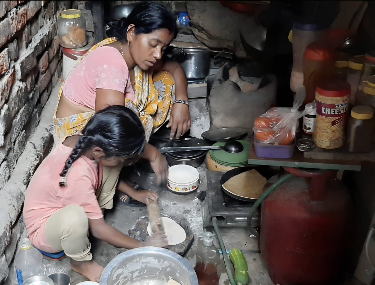 In a humble kitchen, a very young girl shapes chapatti with love &amp; tradition. But her dreams deserve more—education to help her rise beyond these walls, to learn, lead, choose her own path in the 21st century Education is the key ingredient to her future. aasraatrust.org