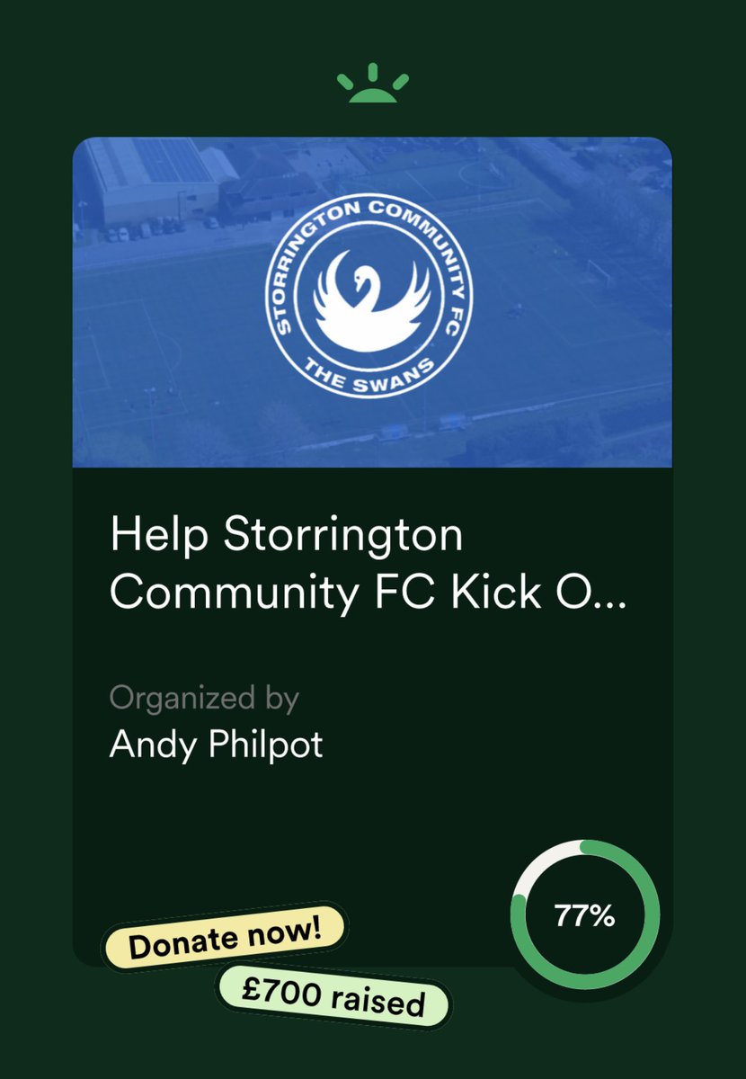 StorringtonFC's tweet image. Your continued support to help us rebuild would be greatly appreciated!
You can donate to our ‘Go Fund Me’ via the following 🔗
gofund.me/5b3e7228
or contact us via DM if you would be interested in one of our many sponsorship packages or creating something more bespoke to…