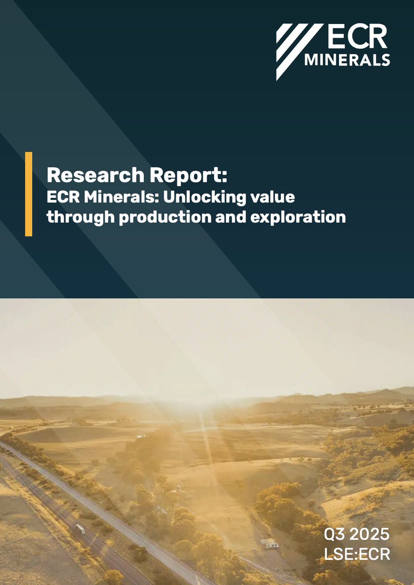 ecrminerals's tweet image. Research Report: #ECR Minerals: Unlocking value through #Production and #Exploration
#Gold #Antimony #Mining ⬇️⬇️ @AndrewScottTV @DDS_DocHoliday
ecrminerals.com/wp-content/upl…