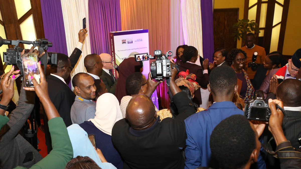 UN Women Kenya (@unwomenkenya) on Twitter photo We proudly supported the launch of <a href="/NGECKenya/">The National Gender and Equality Commission (NGEC)</a>'s Strategic Plan 2025–2029.
This new chapter isn't just about goals, it’s a shared promise to leave no one behind. It is time to turn commitment into real change. Gender equality starts with action.
#EqualityForAll
#UNWomen15
#SDGs We proudly supported the launch of <a href="/NGECKenya/">The National Gender and Equality Commission (NGEC)</a>'s Strategic Plan 2025–2029.
This new chapter isn't just about goals, it’s a shared promise to leave no one behind. It is time to turn commitment into real change. Gender equality starts with action.
#EqualityForAll
#UNWomen15
#SDGs