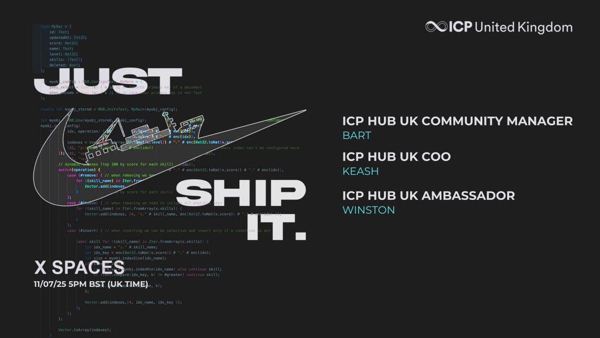 JUST SHIP IT launches today at 5pm 

Live via <a href="/Icphub_UK/">ICP HUB United Kingdom</a>