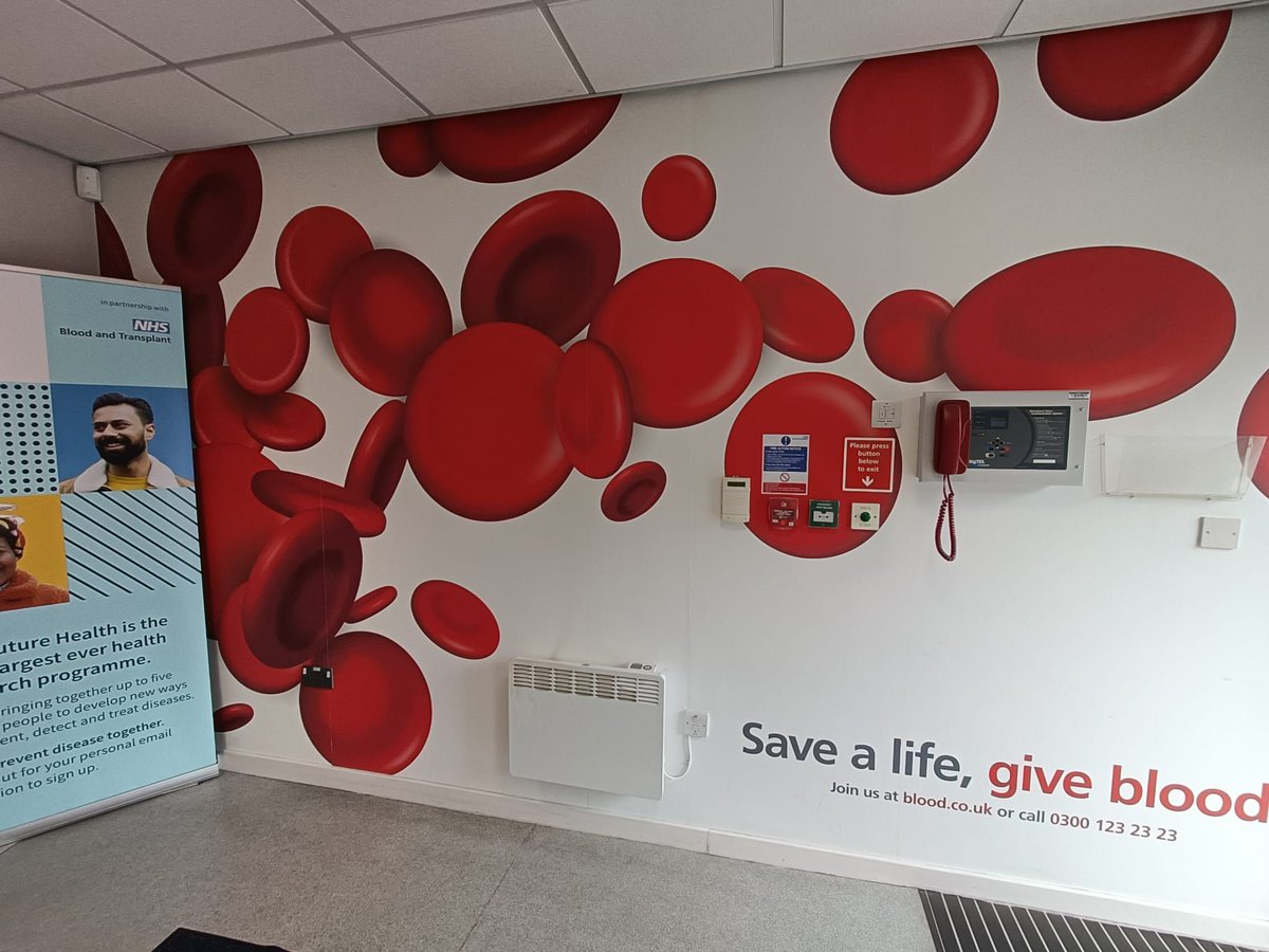 As part of our 4-day working week initiative, Dominic Hobdell has Mondays off.  Instead of taking it easy, Dom used his day to donate blood. He discovered that his blood type is AB negative, which is quite rare, so he agreed to donate platelets instead. Well Done! 👏
