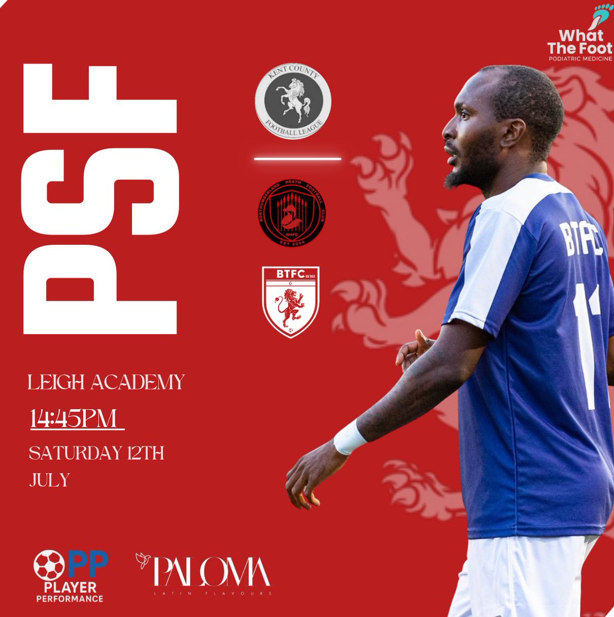 Bermondsey Town FC (@bermondseytown) on Twitter photo ⚽️ 𝗨𝗽 𝗡𝗲𝘅𝘁 | Preseason Game Number 2!
🆚 <a href="/NorthHeathFC/">Northumberland Heath FC</a>
🏆 Friendly
🗓️ SAT 12 JUL
🕒 2:45PM KO
🏟️ Leigh Academy
<a href="/KCFL1516/">Kent County FL News</a>
UPTHETOWN ⚽️ 𝗨𝗽 𝗡𝗲𝘅𝘁 | Preseason Game Number 2!
🆚 <a href="/NorthHeathFC/">Northumberland Heath FC</a>
🏆 Friendly
🗓️ SAT 12 JUL
🕒 2:45PM KO
🏟️ Leigh Academy
<a href="/KCFL1516/">Kent County FL News</a>
UPTHETOWN