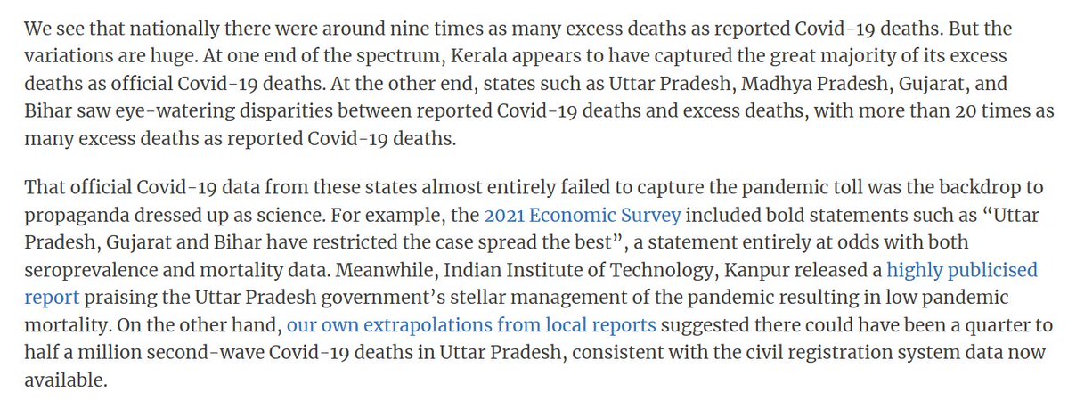 pramit_b's tweet image. Important and useful piece from Aashish Gupta and @muradbanaji on what the pandemic years' death registration data reveal: theindiaforum.in/health/will-go…