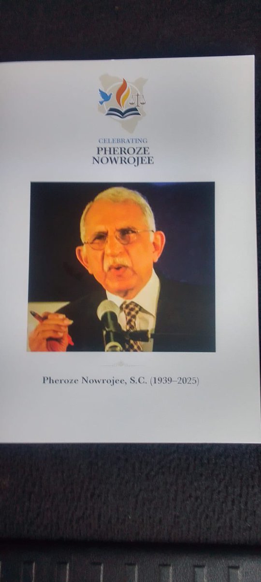 OAmollo's tweet image. Was Humbled, Honoured &amp;amp; Happy To Attend The Remembrance Service For Pheroze Nowrojee SC At The Museum Auditorium. A Fine, Humble &amp;amp; Decorous Advocate; Selfless &amp;amp; Tolerant, Yet Intelligent To The Core! Rest In Power Senior🕊️🕊️🕊️