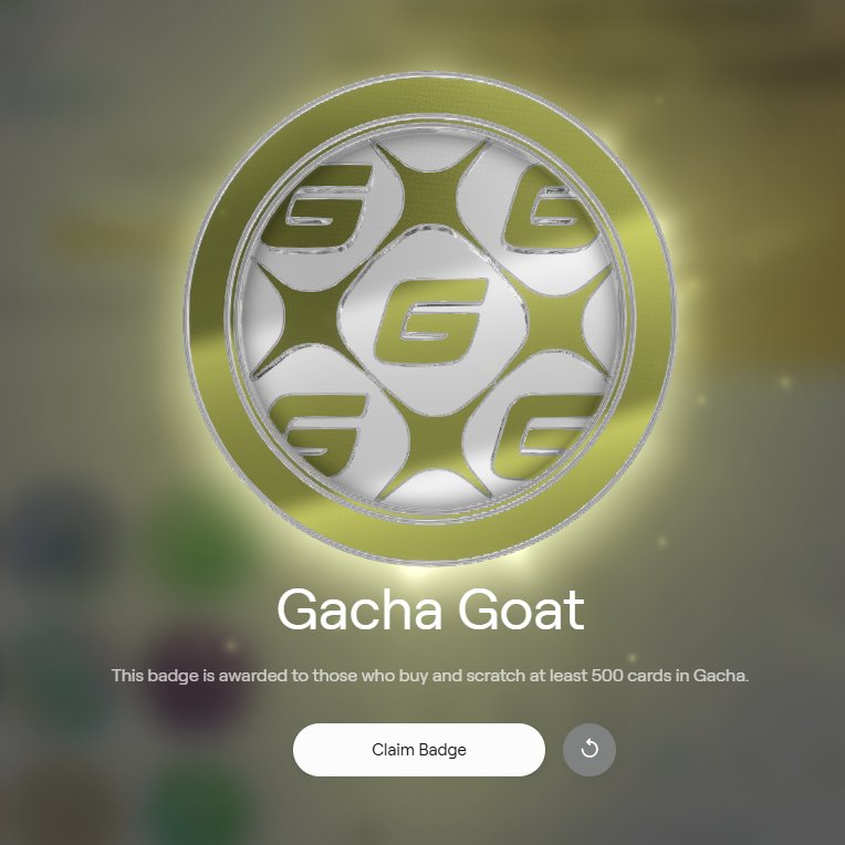 cant stop wont stop scratching - cards at <a href="/gacha_game_/">Gacha</a> 

defiouza is now GACHA GOAT-ed 🐐