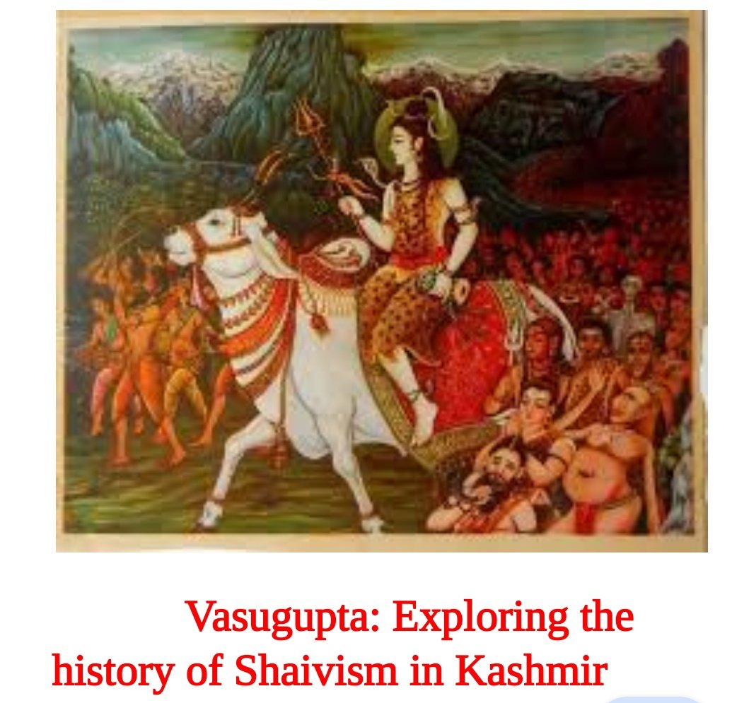 sskjammu's tweet photo. Sanjeevni Sharda Kendra Bohri, Jammu celebrates Jayanti (birth anniversary) of Vasugupta, a great philosopher from 9th-century Kashmir, is celebrated today. He was a key figure in the development of Kashmiri Shaivism, a spiritual path that still motivates people today.
Thread 👇 https://t.co/BO7jbaFkXK