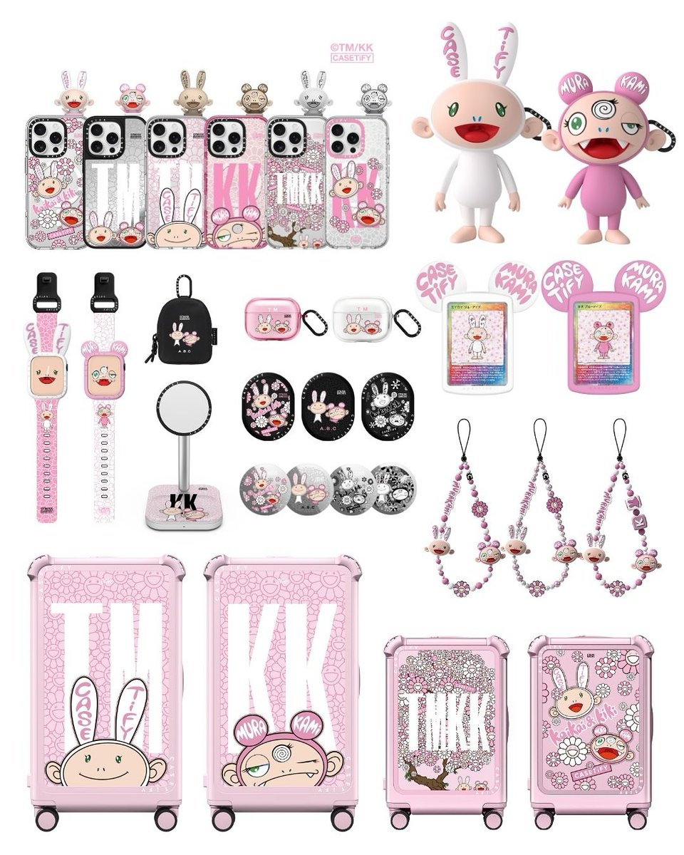CASETiFY 村上隆デザイン　完売品　新作 ケースティファイ×村上隆「カイカイ＆キキ」のピンクスマホ
