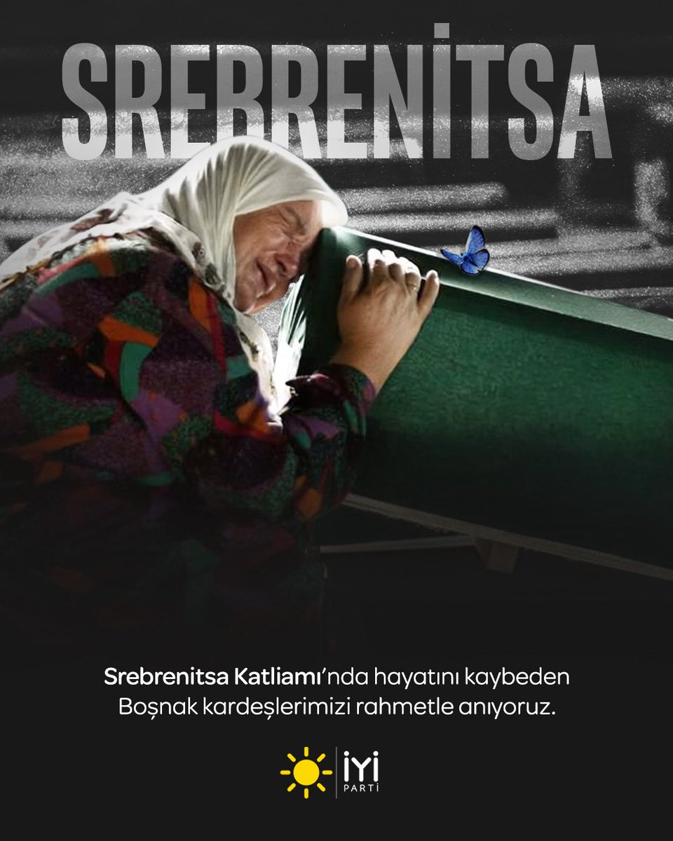 “Ne yaparsanız yapın soykırımı unutmayın. Çünkü unutulan soykırım tekrarlanır.” 
Aliya İzzetbegoviç

Avrupa’nın ortasında, insanlık tarihine kara bir leke olarak geçen #Srebrenitsa soykırımında hayatını kaybeden binlerce Bosnalı kardeşimizi rahmetle anıyoruz.

Unutmayacak,