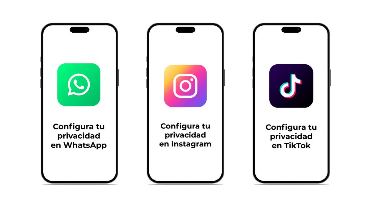 AEPD_es's tweet image. ⚙️📲 Actualizamos nuestros tutoriales para ayudarte a modificar las opciones de privacidad y seguridad en redes sociales.
Sigue los pasos para configurar tus cuentas de WhatsApp, Instagram y TikTok en: youtube.com/playlist?list=…
