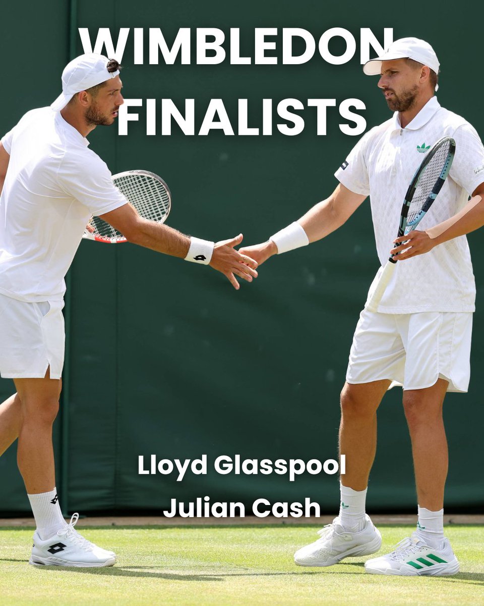 We’re so proud of Lloyd, who’s trained and played at the Club for many years and is now through to the Men’s Doubles Final at Wimbledon with his partner Julian Cash! 🎾👏

Catch them on Centre Court this Saturday - we’ll all be cheering you on. Let’s go, Lloyd &amp; Julian! 💪🎉