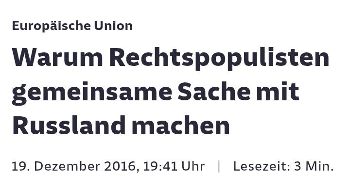 HS_Akechi's tweet image. Es wird oft stolz gesungen, dass #Putin keinen Erfolg hätte.
Die Wahrheit: Russland hat Trump erschaffen, #Russland hat #N4zis in ganz Europa stark gemacht. Russland will, dass die #Union, eine Urkraft Deutschlands, sich selbst zerstört.
Diese👇Schlagzeilen sind 10 Jahre alt!
1/2