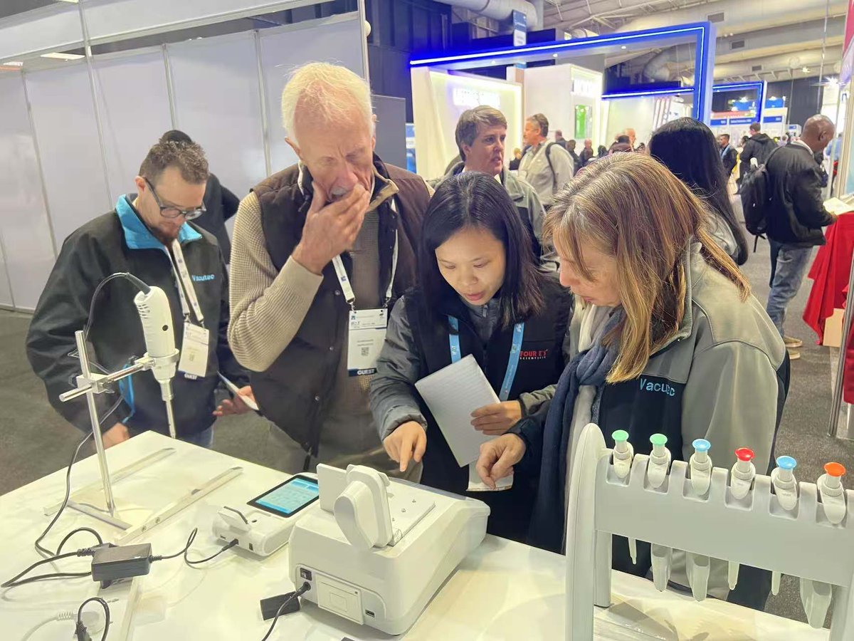FourEScientific's tweet image. What an incredible week at Analytica Lab Africa ! 😆
It was a privilege to connect with industry leaders, and showcase our latest lab equipment. We’re excited to build on these connections and drive scientific progress together!
#AnalyticaLabAfrica #LabTechnology