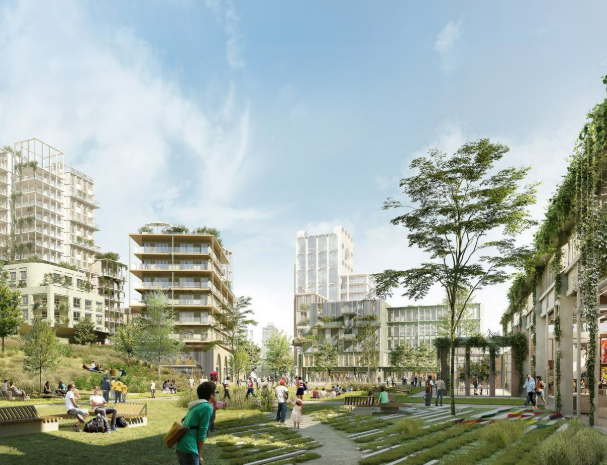 Equans_France's tweet photo. Les Cathédrales du Rail à Saint-Denis entrent en phase opérationnelle. 🚀

Ce futur quartier écoresponsable mêlera logements durables, mobilités douces, grand parc urbain et musée dédié au street-art & hip-hop. 

💡Le projet des Cathédrales du Rail fait suite à un appel à projets lancé en 2019 par SNCF Immobilier, en partenariat avec la Ville de Saint-Denis et Plaine Commune.

⏳Les premiers habitants sont attendus en 2028.