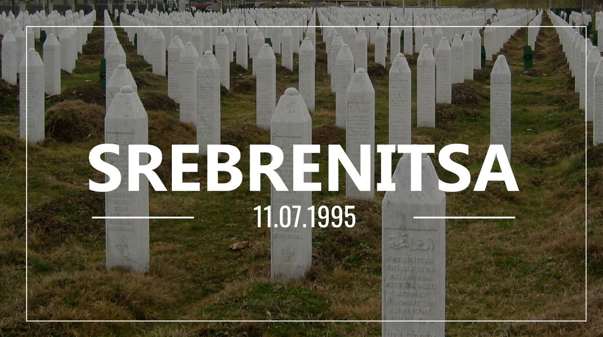11 Temmuz 1995'te #Srebrenitsa’da yaşanan ve insanlık tarihine derin bir yara olarak kazınan soykırımın 30'uncu yılında Bosnalı kardeşlerimizi rahmetle yâd ediyorum.