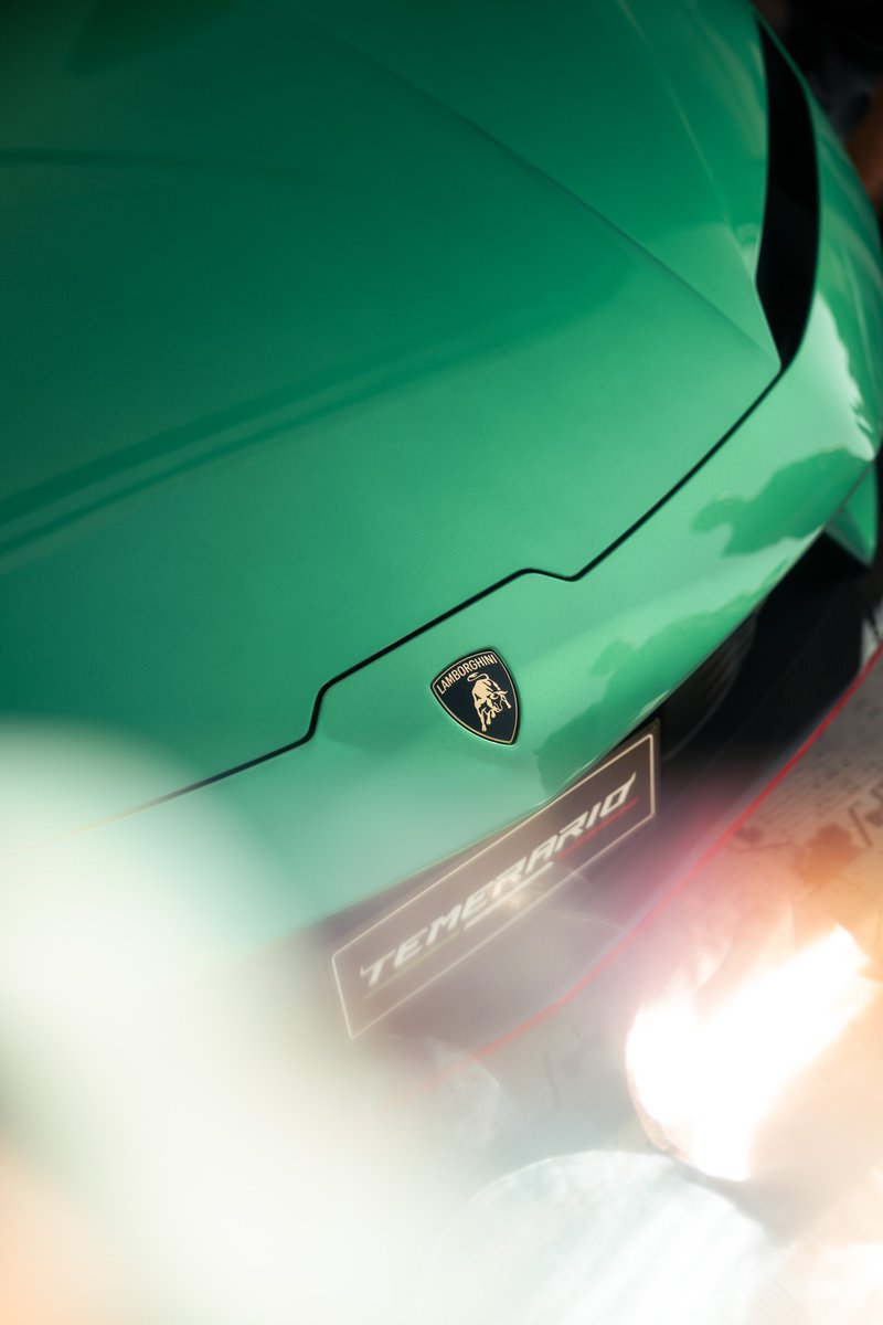 Lamborghini's tweet image. Lamborghini Temerario has officially made its public dynamic debut at Goodwood Festival of Speed, taking on the iconic hill climb in an exhibition that thrilled onlookers and enthusiasts. Pure power, ignited.