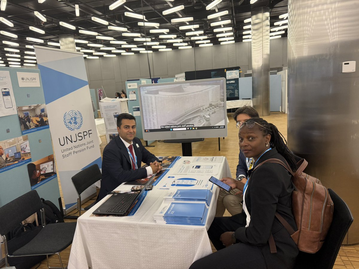 diplomirko's tweet image. Last day at #WSIS and #AIforGood in Geneva. Sharing information with #UNJSPF clients…