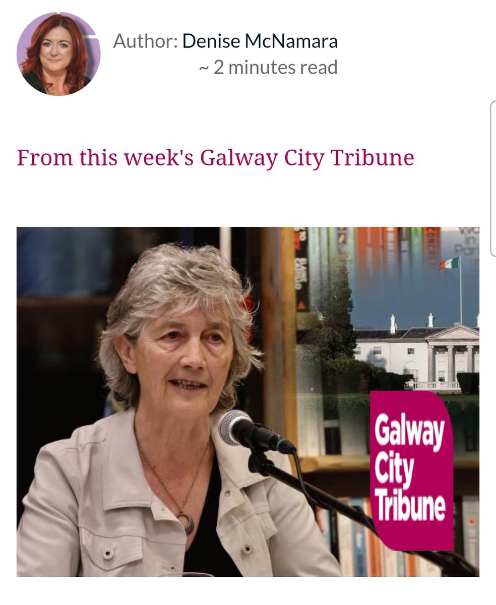 🥳
Galway West Independent TD Catherine Connolly is the first candidate to publicly declare that she will put her hat into the ring for the presidential election.

#PresidentConnolly #PE25 #Aras25 

connachttribune.ie/galway-west-in…